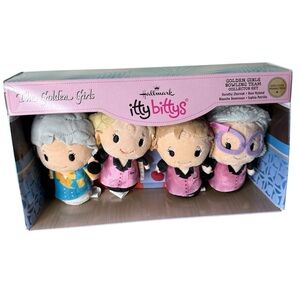 ITTY BITTYS HALLMARK New Golden Girls Bowling Team Collector Set Mini Stuffies